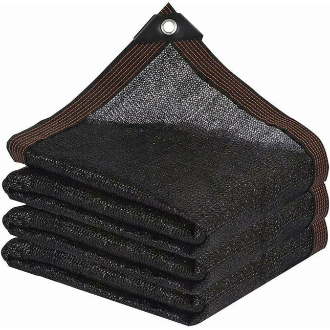Sunshade Net 8 Brackets 85% Reinforced Thick Sun Sail, Windproof Net for Greenhouse with Eyelets, for Plant Protection/Greenhouse/Garden/Pergola (3x.
