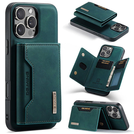 Magnetic iPhone 16 Pro Case with Card Pocket Compatible with iPhone 16 Pro Coffee Color.
