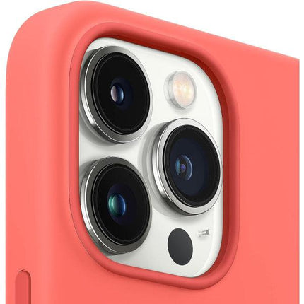 Compatible with Apple iPhone 13 Pro Case with MagSafe Pomelo Pink.
