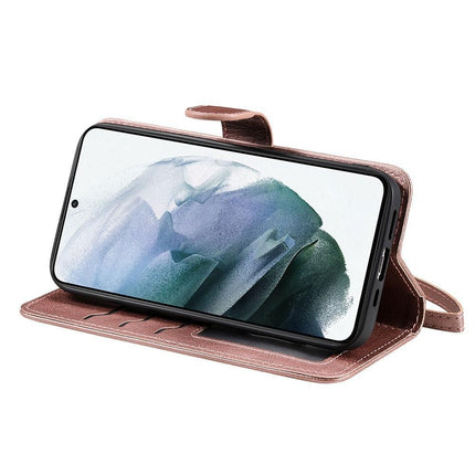 Compatible withSamsung S22 Magnetic 2-in-1 Phone Case Wallet Pink Pink Gold.