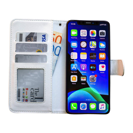 iPhone 12 Leather Case Protection Black Compatible with iPhone 12.