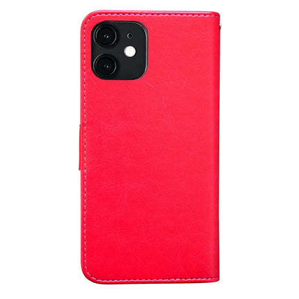 iPhone 12 Leather Case Protection Black Compatible with iPhone 12.