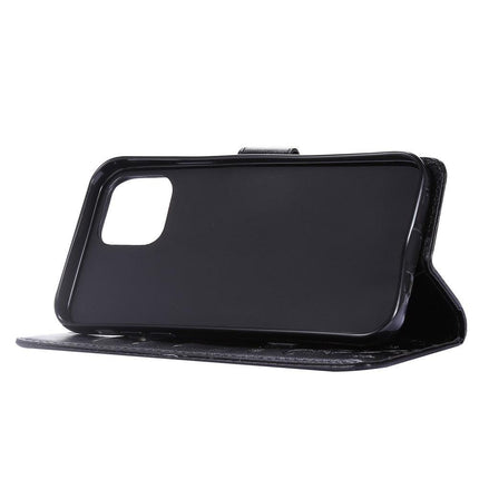 iPhone 12 / 12 Pro Floral Case Black, Compatible with iPhone.