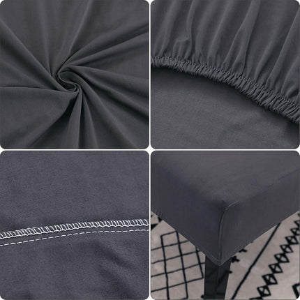 Stretch Chair Covers Set of 4 or 6, Removable Washable Slipcovers for Dining Chairs, Grey Pack of 6, for Home \u0026 Hotel Decoration.