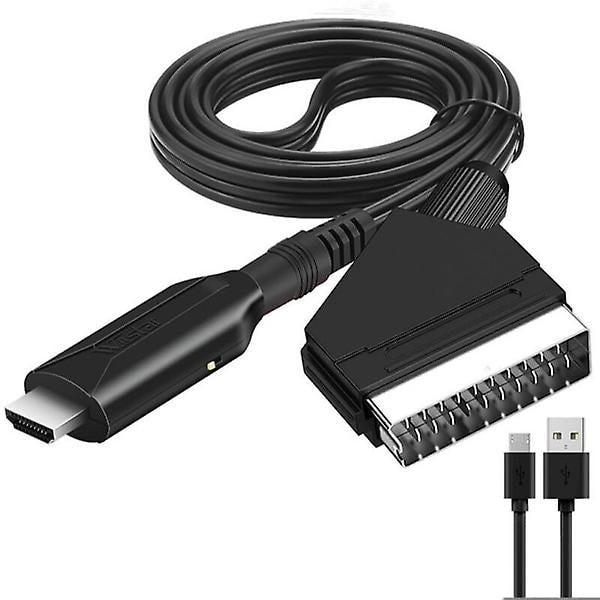 Scart to HDMI Converter All-in-One Adapter 1080P.