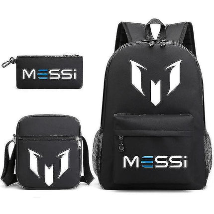 3pcs Football Messi Backpack Rucksack Women Men Travel Laptop Teenagers Molas Toes Sac Only Backpack- Perfet Only Backpack none_tfrf Only Backpack none.