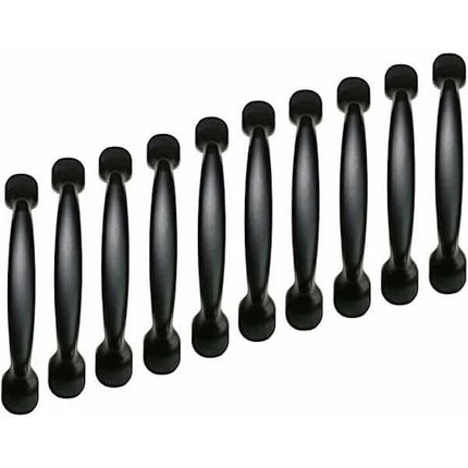 10x 96mm Black Kitchen Handles Door Handles Drawer Handles Bedroom Furniture Handles.