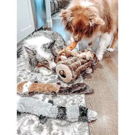 Dog Toys with Squeak and Rattles 3-Pack Plush Chew Toys for Large Medium Dogs.