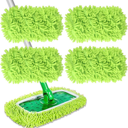 Microfiber Mop Refill Cloths for Swiffer Sweeper and Steam Mops, Reusable Washable Pads for Tile Floors.