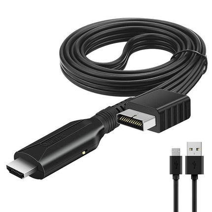 PS2 to HDMI Adapter Cable with RCA AV HD Output Compatible with Playstation 2.