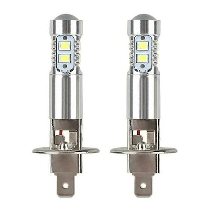 H1 LED Headlight Bulbs High and Low Beam Fog Lights 100W 6000K Conversion Kit 2x.