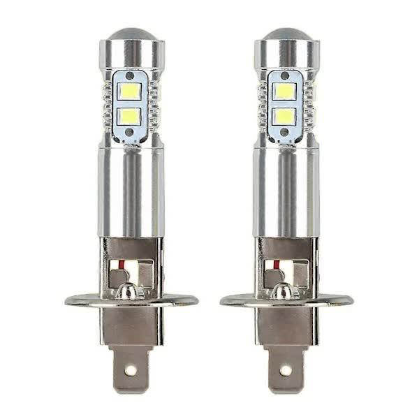 H1 LED Headlight Bulbs High and Low Beam Fog Lights 100W 6000K Conversion Kit 2x.