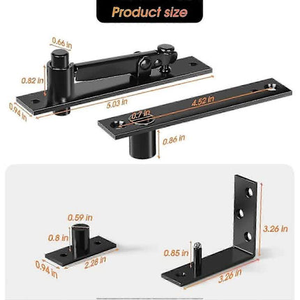 2025 Latest Model Heavy Duty Pivot Door Hinges Hardware for Hidden Doors.