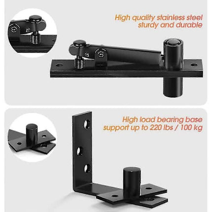 2025 Latest Model Heavy Duty Pivot Door Hinges Hardware for Hidden Doors.