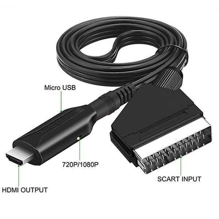 SCART to HDMI Converter Adapter 1080P Plug and Play.