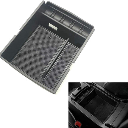 1pc Car Center Console Armrest Organizer Storage Box Tray Insert Black Fit for Subaru Outback 2015-2019 Auto Storage Tray LiMePng.