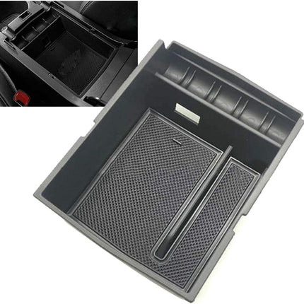 1pc Car Center Console Armrest Organizer Storage Box Tray Insert Black Fit for Subaru Outback 2015-2019 Auto Storage Tray LiMePng.