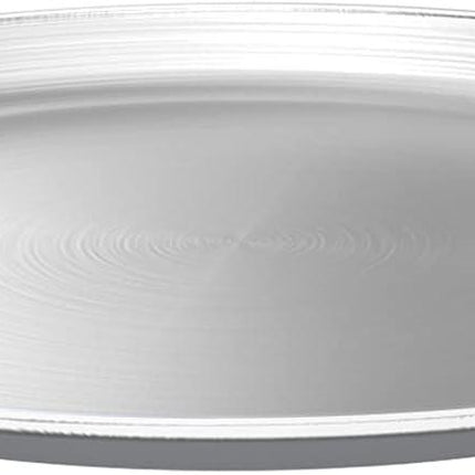Stainless Steel Pizza Pan Round Pizza Tray, Round Pizza Plate For Pie Cookie Pizza Cake, Non Toxic & Heavy Duty, Brushed Finish & Easy Clean & Diameter 11.8 Inch.