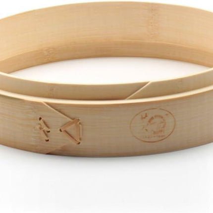 Natural Bamboo Steamer Heightening Ring Deep Steamer 7-13inch Bamboo Steamer’s Circle to Add Height, Increase Steamer Height of 4 CM.