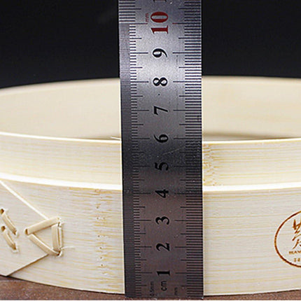 Natural Bamboo Steamer Heightening Ring Deep Steamer 7-13inch Bamboo Steamer’s Circle to Add Height, Increase Steamer Height of 4 CM.