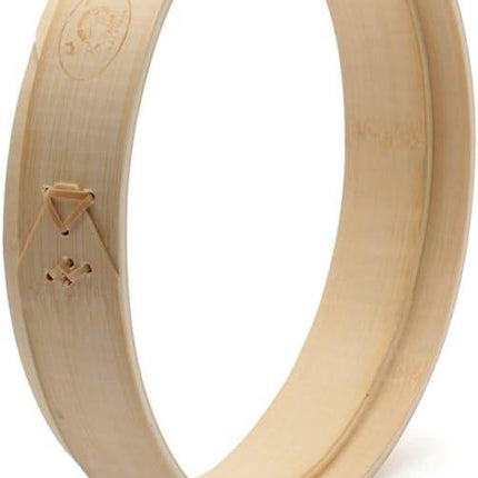 Natural Bamboo Steamer Heightening Ring Deep Steamer 7-13inch Bamboo Steamer’s Circle to Add Height, Increase Steamer Height of 4 CM.