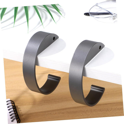 2Pcs Handbag Hook Portable Table Backpack Holder Non Slip Hanging Hooks for Desk for Home Office Cafes Compact Purse Hanger Organizer.