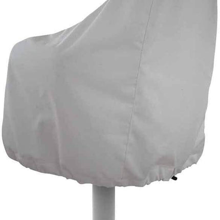 Boat Seat Cover Pedestal Pontoon Captain Boat Bench Chair Helm Protective Covers, White.