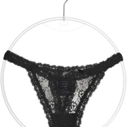 20PCS Thong Underwear Display Ring Hanger 12", Plastic Round Circle Loop Hook Bikini Swimwear Lingerie Brief Display Hoop Rack Holder.