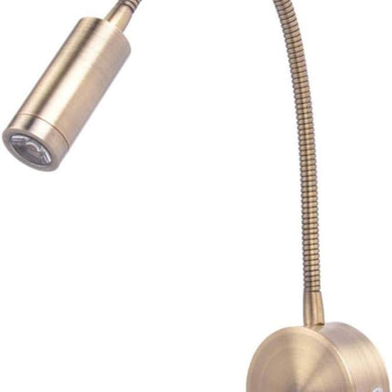12V RV Boat Wall Lamp Flexible Gooseneck Touch Control Switch LED Reading Light.