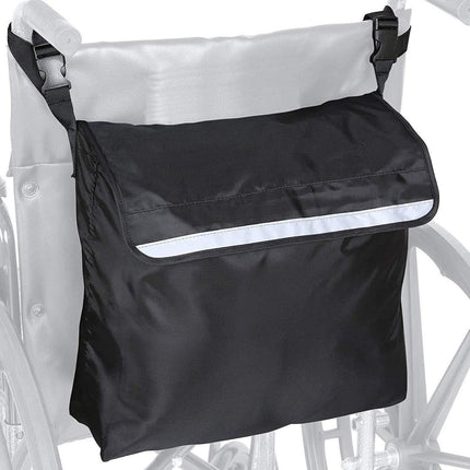 Wheelchair Pouch Wheelchair Bag Waterproof Large Wheelchair Accessories Bags to Hang on Back and Wheelchair Backpack Storage Bag.