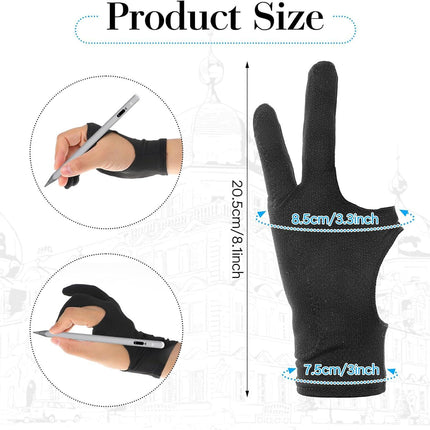 Artist Drawing Glove Digital Art Glove for Sketching Drawing Gloves for Tablet Paper Coloring Stylus Pen.