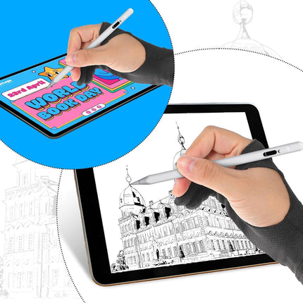 Artist Drawing Glove Digital Art Glove for Sketching Drawing Gloves for Tablet Paper Coloring Stylus Pen.