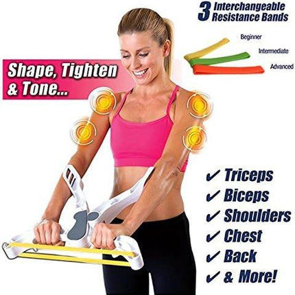 3 Pack Power Resistance Band Fit for Upper Body Wonder Arm Workout Fitness Machine.