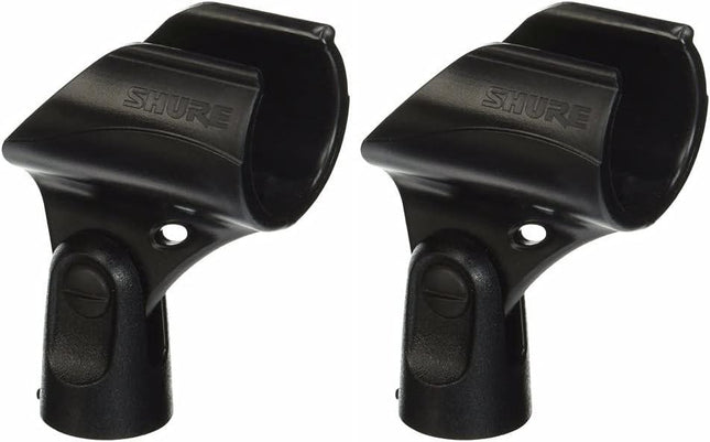 2 Pack Mic Holder for Shure WA371 Wireless Microphone Clip Replacement Handheld.