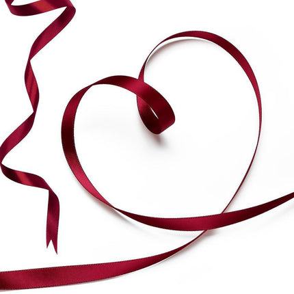 Red Ribbon for Gift Wrapping 3/8 Inch 25 Yds Dark Red Ribbon for Flower Bouquet Ribbon Gifts Bow Maker Mothers Day Fathers Day Ribbons for Crafts Hair Burgundy Ribbon for Christmas Tree Decorations.