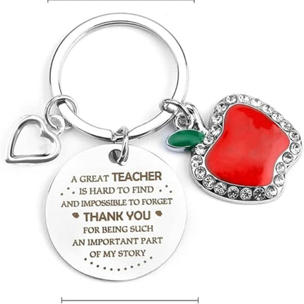 Personalized Teacher Appreciation Keychain, Thank You Gifts for Teachers.