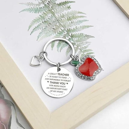 Personalized Teacher Appreciation Keychain, Thank You Gifts for Teachers.