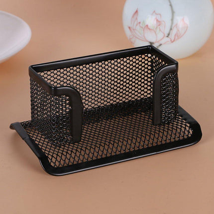 4 Pcs Desktop Mesh Business Card Holder Memo Holder for School Office Desk.