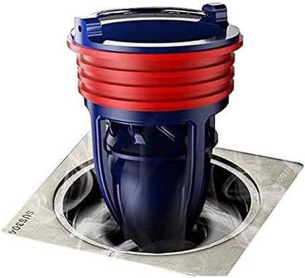 Shower Floor Drain Backflow Preventer One Way Drain Valve Sewer Core Patented Magnetic Drainage Insert Drain Plug(1.5-1.77in Hole) (Suitable for Tube Depth 2.56-4.13in) (Depth 2.56in).