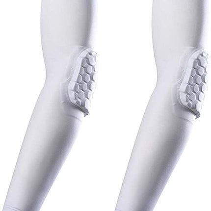 Elbow Pads, Basketball Shooter Sleeves, Collision Avoidance Hex Padded Elbow for Volleyball Football Baseball Cycling.