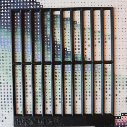 Ruler for Diamond Art, Ruler Diamond Dot Drill Alignment Tool，DIY Diamonds Painting Tools for Full Drill or Partial Kits (5*pcs).
