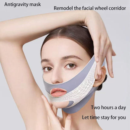 V Line Lifting Mask Chin Strap For Sleeping Reusable，Face Lift Tape Face Slimmer For Women，Jaw Trainer（Pink. Black. Blue）Variety Of Options.(Pink,2PCS).