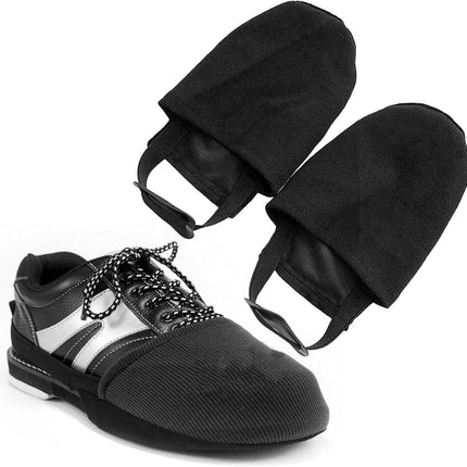 Bowling Shoe Covers, 1 Pair of Bowling Shoe Cover, Adjustable Sole Slide Covers with Elastic Band, One Size Fits Most Bowling Shoes, Men Women Sports & Dancing.