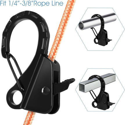 Stainless Steel Boat Fender Clips Boat Fender Quick Release Clip Boat Bumper for Docking, Adjustable Boat Rail Fender Clips for Boats, Boat Bumper Holders Hangers.