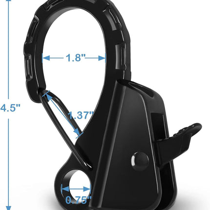 Stainless Steel Boat Fender Clips Boat Fender Quick Release Clip Boat Bumper for Docking, Adjustable Boat Rail Fender Clips for Boats, Boat Bumper Holders Hangers.