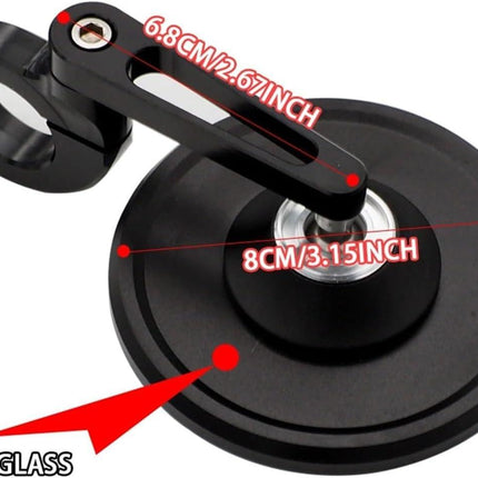 Motorcycle Rear View Mirror Motorcycle Bar End Mirror For Triumph Scrambler Bobber For Bonneville Street Twin Speed Twin Speedmaster 1200 XC XE 900 T120 T100.