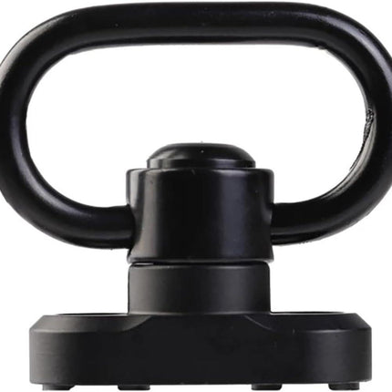 QD Sling Mount kit Rail Adapter Adaptor Push Button Quick Release Strap Buckle, Black.