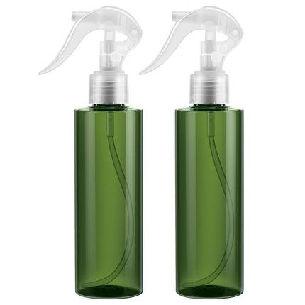 Spray Bottle For Hair - (7oz/2 Pack)-Premium Leak-Proof Travel Bottles - UV Protection Plastic Spray Bottle For Hair - Multi Purpose use Durable （Green）.