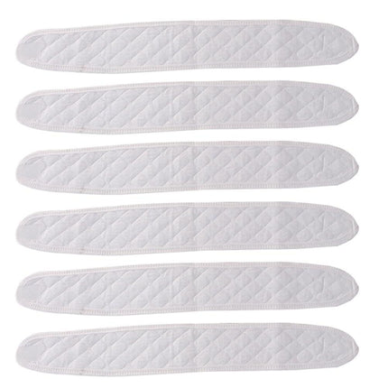 6pcs Cotton Baby Belly Band Infant Umbilical Cord Soft Newborn Navel Belt (White).