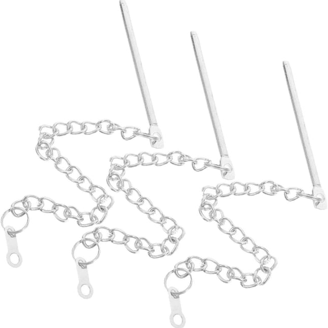 3pcs Reliable Steel Fixing Accessories for Garden Patio Parasols Compatibility for Support.
